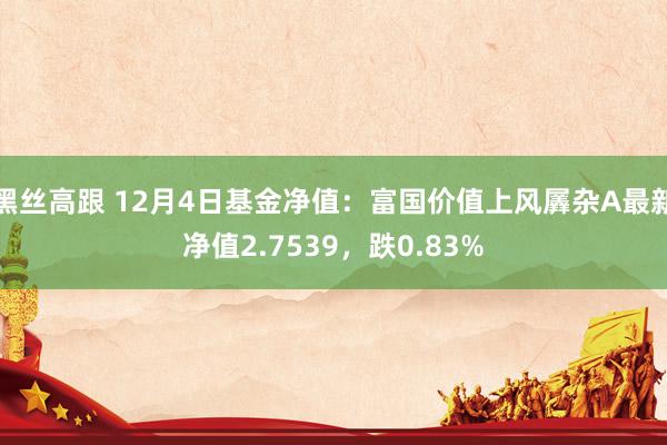 黑丝高跟 12月4日基金净值：富国价值上风羼杂A最新净值2.7539，跌0.83%