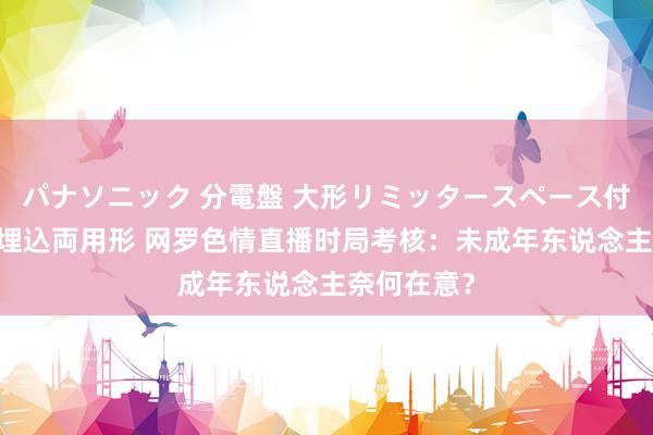 パナソニック 分電盤 大形リミッタースペース付 露出・半埋込両用形 网罗色情直播时局考核：未成年东说念主奈何在意？