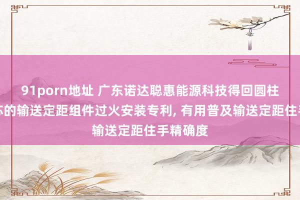 91porn地址 广东诺达聪惠能源科技得回圆柱电板卷芯的输送定距组件过火安装专利， 有用普及输送定距住手精确度