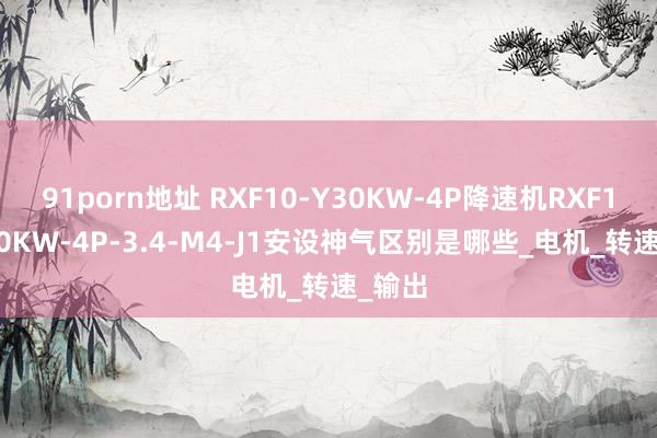91porn地址 RXF10-Y30KW-4P降速机RXF10-Y30KW-4P-3.4-M4-J1安设神气区别是哪些_电机_转速_输出