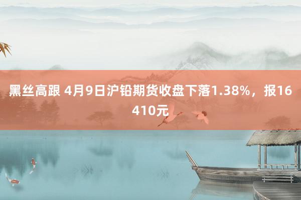 黑丝高跟 4月9日沪铅期货收盘下落1.38%，报16410元