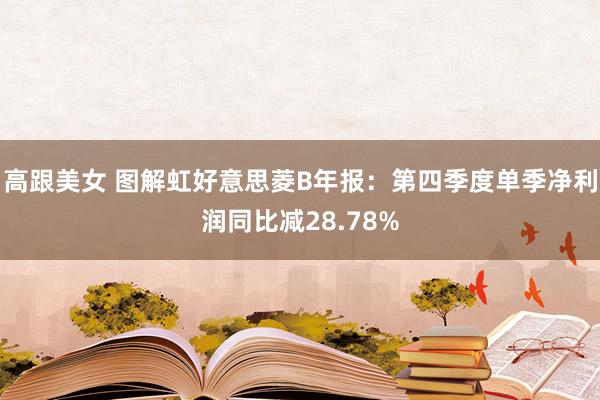 高跟美女 图解虹好意思菱B年报：第四季度单季净利润同比减28.78%