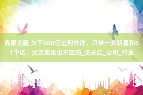 高跟美腿 欠下800亿逃到外洋，只带一女明星和61个亿，父亲离世也不回归_王永红_公司_行业