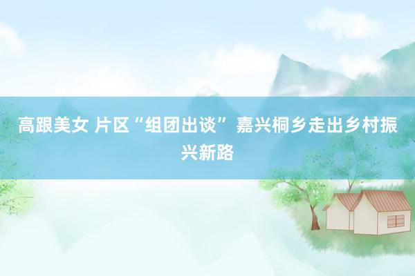 高跟美女 片区“组团出谈” 嘉兴桐乡走出乡村振兴新路